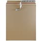 JAM Paper Photo Mailer Stiff Envelopes, Self Adhesive Closure, 12.75 x 15, Brown Kraft Recycled, S