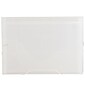 JAM Paper® 13 Pocket Expanding File, Letter Size, 9 x 13, Clear, Sold Individually (2163590)
