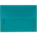 JAM Paper® A6 Invitation Envelopes, 4.75 x 6.5, Aqua Blue Translucent Vellum, 50/pack (PACV664I)