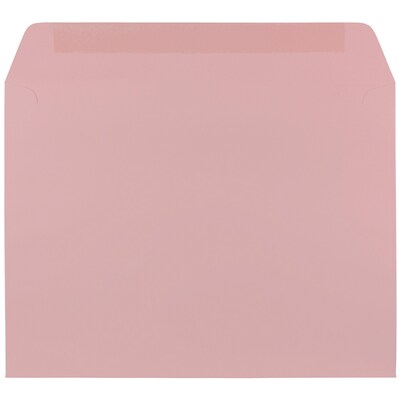 JAM Paper® 9 x 12 Booklet Envelopes, Baby Pink, 25/Pack (32473588)