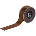 JAM Paper® Double Faced Satin Ribbon, 1.5 Inch Wide x 25 Yards, Chocolate Brown, Sold Individually (808SACHB25)