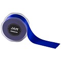 JAM Paper® Double Faced Satin Ribbon, 1.5 Inch Wide x 25 Yards, Royal Blue, Sold Individually (808SAROBU25)