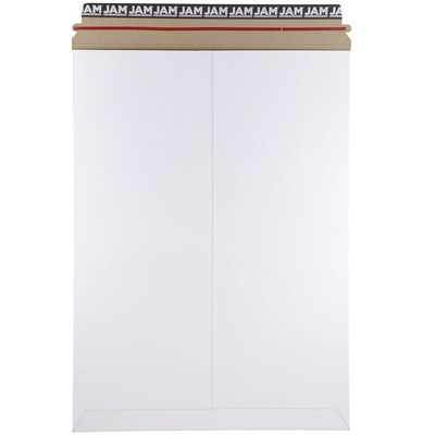 JAM Paper® Photo Mailer Stiff Envelopes with Self Adhesive Closure, 13 x 18, White, Sold Individually (6PSW)