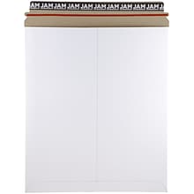 JAM Paper® Photo Mailer Stiff Envelopes with Self Adhesive Closure, 12.75 x 15, White, Sold Individu