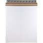 Jam Paper Stay-Flat Photo Mailer, 12.75" x 15", White, 6/Pack (4PSWB)