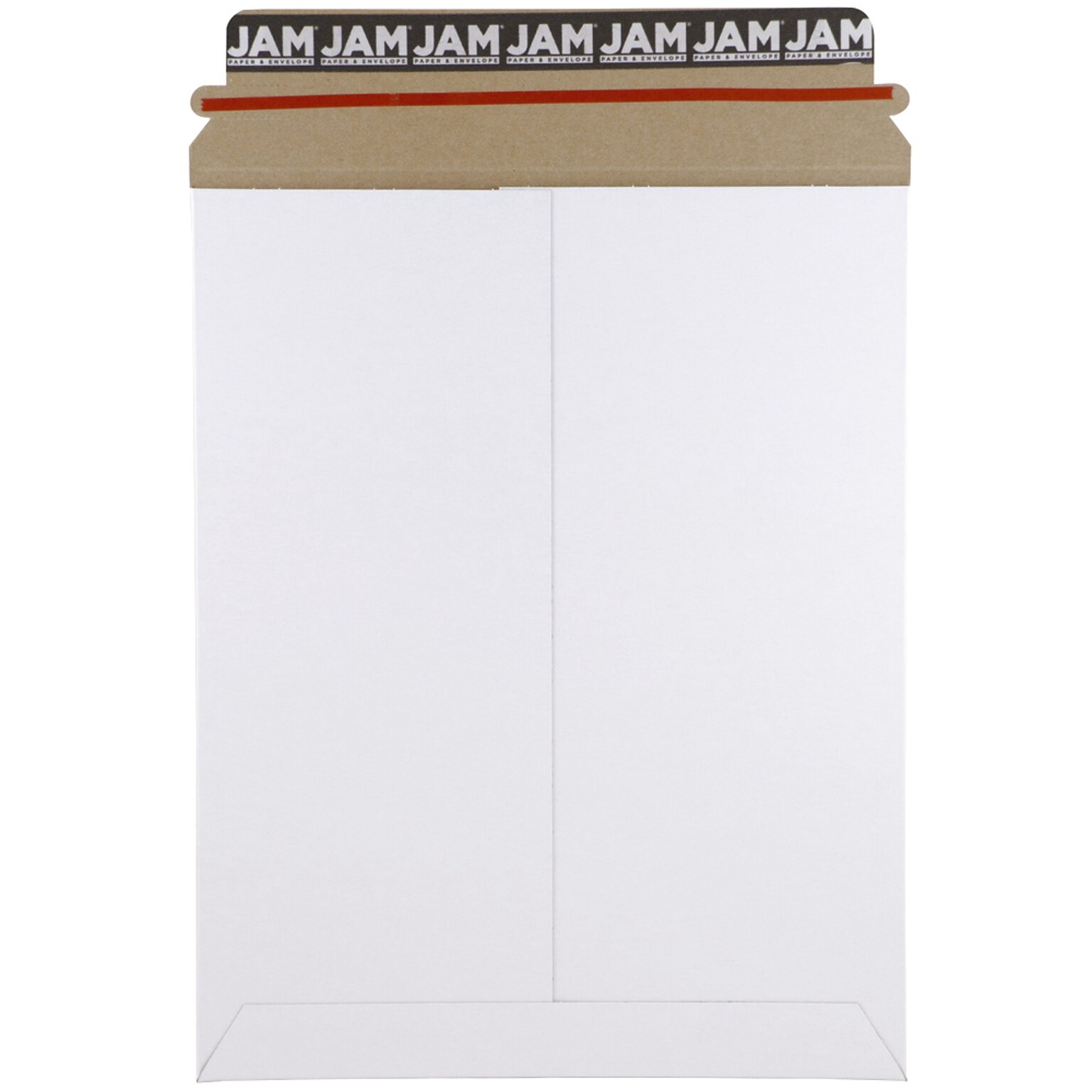 JAM Paper® Photo Mailer Stiff Envelopes with Self Adhesive Closure, 9 x 11.5, White Recycled, Sold Individually (2PSW)