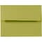 JAM Paper® A2 Invitation Envelopes, 4 3/8 x 5 3/4, Chartreuse Green, 50/pack