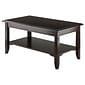 Winsome Nolan 18.03" x 37" x 21.02" Composite Wood Coffee Table, Cappuccino