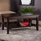 Winsome Nolan 18.03" x 37" x 21.02" Composite Wood Coffee Table, Cappuccino