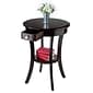 Winsome Sasha 27 x 20 x 20 Composite Wood Accent Table, Cappuccino