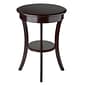 Winsome Sasha 27" x 20" x 20" Composite Wood Accent Table, Cappuccino