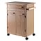 Winsome Wood Kitchen Cart, Natural, Single Drawer