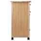 Winsome Wood Kitchen Cart, Natural, Single Drawer