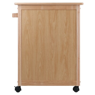 Winsome Wood Kitchen Cart, Natural, Single Drawer