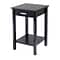 Winsome Liso Composite Wood End Table/Printer Table, Dark Espresso, 31.1H x 20 1/2W x 20 1/2D