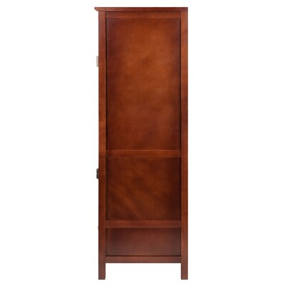 Winsome 94402 Pantry Cupboard with Door, Antique Walnut