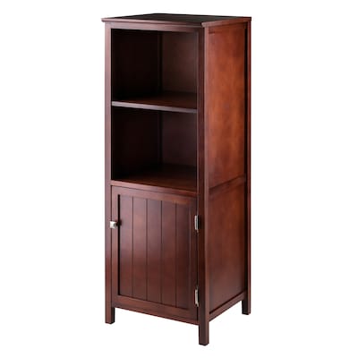 Winsome 94421 Pantry Cupboard with 2 Shelves, Antique Walnut