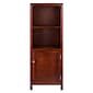 Winsome 94421 Pantry Cupboard with 2 Shelves, Antique Walnut