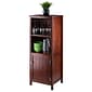 Winsome 94421 Pantry Cupboard with 2 Shelves, Antique Walnut