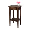 Winsome Regalia 29 1/2 x 17 x 14 Wood Accent Table, Brown (94430)