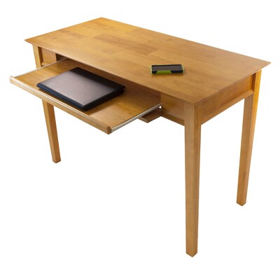 Winsome Studio 42"W Beech Wood Computer Desk, Honey (WINSOME TRADING)