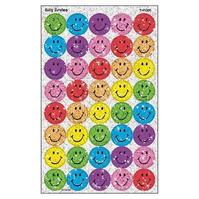 Trend Silly Smiles superSpots Stickers-Sparkle, 160 CT (T-46305)