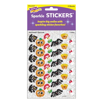 Trend Halloween Sparkles Sparkle Stickers, 72 CT (T-63009)
