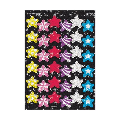 Trend Enterprises® Sparkle Stickers, Star Brights