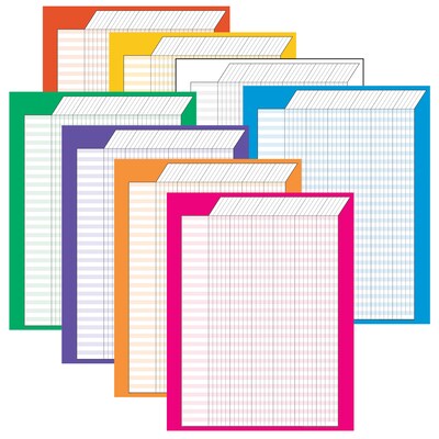 Incentive Charts - 22x28, Vertical Variety Pack
