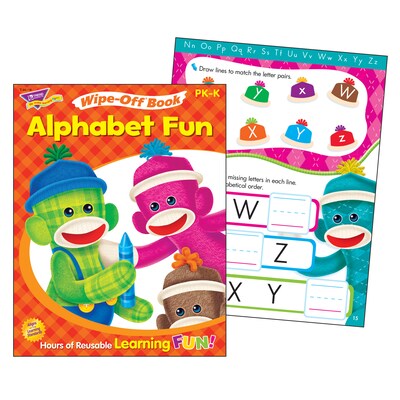 Trend® Wipe-Off® Book, Animal ABC