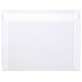 JAM Paper® 9 1/2 x 12 5/8 Booklet Envelopes, Clear Translucent Vellum, 1000/carton (2851377B)
