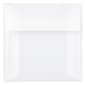 JAM Paper Invitation Envelope, 5" x 5", Clear Translucent, 25/Pack (31032)