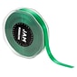 JAM Paper® Double Faced Satin Ribbon, 3/8 Inch Wide x 25 Yards, Emerald Green, Sold Individually (803SAEMGR25)