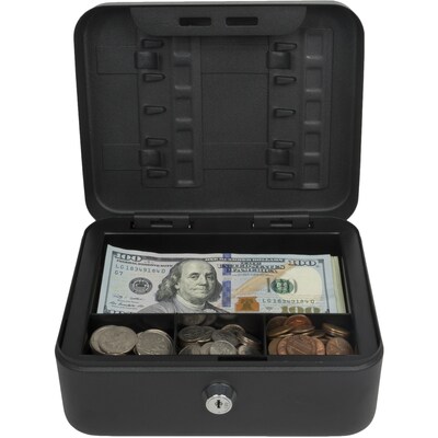 Royal Sovereign Compact Cash Box with Security Lock (RSCB-100)