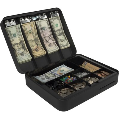 Royal Sovereign Deluxe Cash Box, Black (RSCB-300)