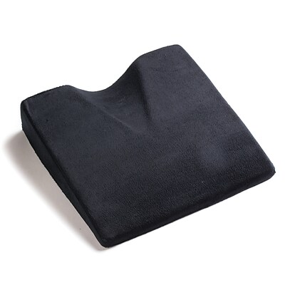 Black Mountain Products Memory Foam Wedge Seat Cushion, Black