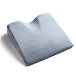 Black Mountain Products Memory Foam Wedge Seat Cushion, Gray