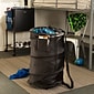 Honey-Can-Do Collapsible Rolling Hamper, Polyester, Black (HMP-01454)