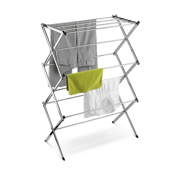 Honey Can Do Commercial Accordion Drying Rack, Chrome (DRY-01234)