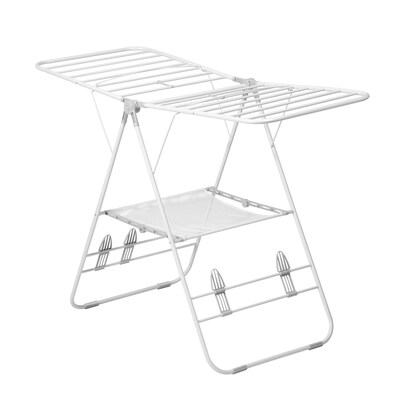 Honey Can Do Heavy Duty Gullwing Drying Rack, White Metal (DRY-01610)