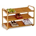 Honey Can Do 3-Tier Bamboo Shoe Rack Organizer (SHO-01599)