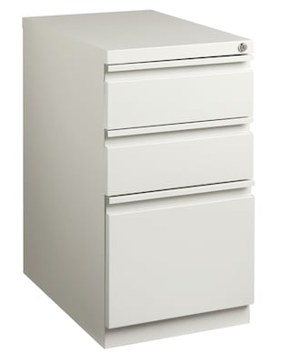 3-Drawer Mobile File Cabinet, Letter-Size, Gray, 23 Deep (19304)