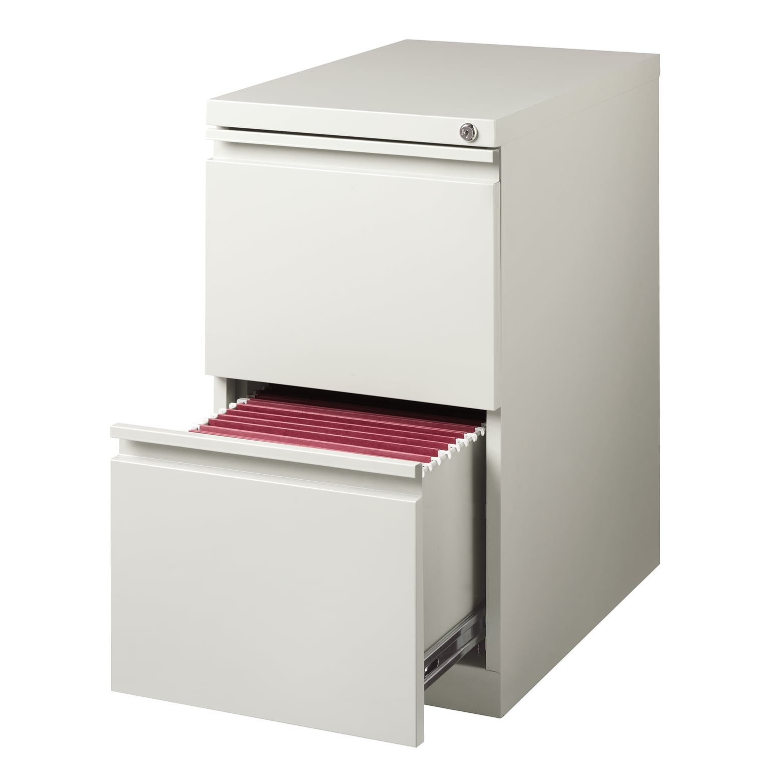 2-Drawer Mobile File Cabinet, Gray, 23 Deep (19307)