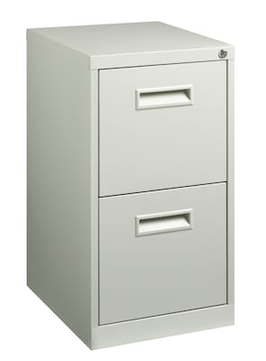 Hirsh Hl10000 2 Drawer Mobile Pedestal File Cabinet W Recessed