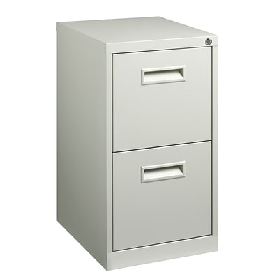 Hirsh Hl10000 2 Drawer Mobile Pedestal File Cabinet W Recessed