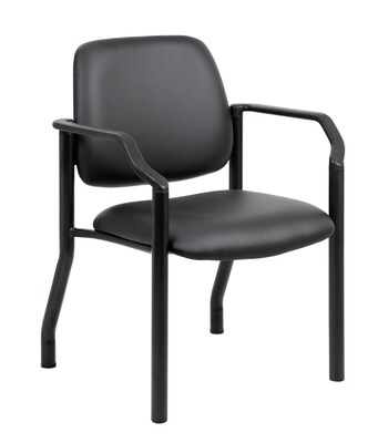 Boss® Guest Chair, 300 Lb. Weight Capacity, Vinyl