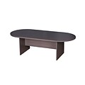 Boss® 95W x 47D Race Track Conference Table, Driftwood