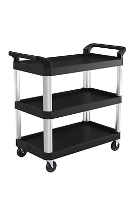 Suncast Commercial Three Shelf Service Cart, 20 x 40 (RC2040)