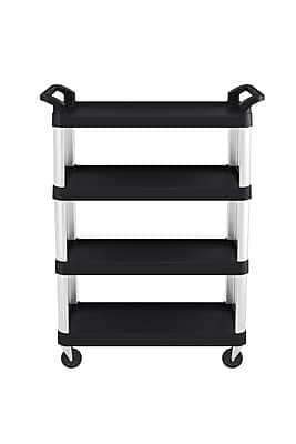 Suncast Commercial Four Shelf Service Cart, 20 x 40 (RC4S2040)