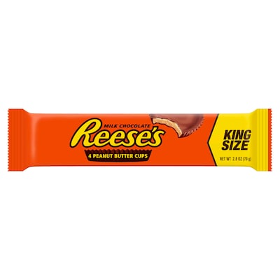 Reeses King Size Peanut Butter Cups, 2.8 oz., 24/Box (HEC48000)